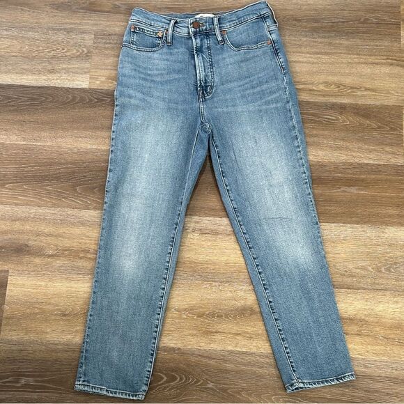 Madewell The Perfect Vintage Light Blue Straight Leg Jeans Sz 27 - Picture 1 of 12